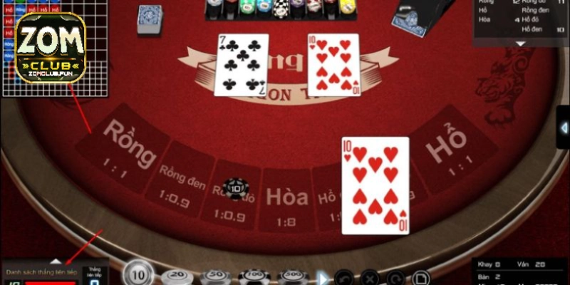 Chi tiết A đến Z về luật chơi Rồng Hổ Zomclub